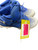 Used Under Armour Jr FB Cleats Royal Blue And White Junior 04.5 11721-S000280591 View 3