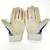 Used Under Armour YOUTH BB/SB Batting Gloves White/Red/Navy MD 11805-S000076200 View 2