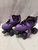 Used Riedell DART Junior Roller Quad Skates Purple Junior 04 11490-S000269296 View 4