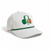 New Richardson Trucker Hat White with Irish Flag Shamrock 11742-RIC528WHGRNIS View 3