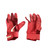 Used Nike FOOTBALL GLOVES FB Gloves Red LG 11760-S000088612 View 2