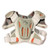 Used Warrior BURN Lacrosse Shoulder Pads White SM 11812-S000166092 View 1