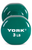 New 3lb Viynl Dumbell GRN 11821-YRK1531 View 1