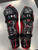 Used Bauer X700 Senior Shin Guards Black 16" 10558-S000249050 View 1