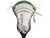 Used String King REBEL DEFENSE Mens Lacrosse Head Dark Grey And Green 11798-S000041530 View 2