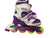 Used POWER EMOW Child Roller Quad Skates Purple Adjustable 11846-S000101480 View 1