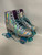 Used GOUPSKY CHROME GLITTER Senior Roller Quad Skates Silver Senior 10 11882-S000021715 View 1