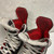 Used Bauer VAPOR X2.7 Junior Hockey Skate White/Black/Red Junior 02.5 11855-S000200221 View 2