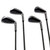 Used Top Flite TI-MATRIX Mens Set RH Black 7 Piece 11406-S000109998 View 2