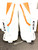 Used CCM Y T FLEX Goalie Leg Pads Youth White 24" 11860-S000305510 View 1