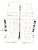 Used CCM E 4.5 Goalie Leg Pads Junior White 26" 11860-S000305650 View 2