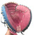 Used 44 PRO SIGNATURE SERIES BB/SB Catchers RH Throw Carolina Blue And Pink 32 1/2" View 1