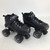 Used Pacer GTX500 JR 3.0 QUAD SKATES Junior Roller Quad Skates Black Junior 03 11752-S000075342 View 1