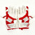 Used Marucci CREST BB/SB Batting Gloves White And Red SM 11805-S000077286 View 1