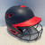 Used BoomBah RED AND BLUE Batting Helmet w/Mask Navy Blue MD 11878-S000026751 View 4
