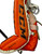 Used CCM EXTREME FLEX 3 NHL WORN Goalie Leg Pads Senior Orange And White 31" 11894-S000046162 View 3