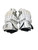 Used Brine KING ELITE Lacrosse Gloves Mens White LG 11863-S000025573 View 1