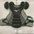 Used Mizuno SAMURAI 16” Catchers Chest Protector Black And Green Adult 11855-S000200478 View 1