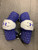 Used Under Armour COMMAND Lacrosse Arm Pads/Guards Navy Blue LG 11162-S000448400 View 1