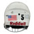 Used Riddell VICTOR FB Helmet White MD 11890-S000141152 View 3