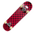 Used CHECKER Complete Skateboard Red 8 1/2" View 1