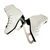 Used CASCADE LAKE PLACID Girls Figure Skate White Junior 2 11506-S000299243 View 2