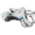 Used True ZERO LYTE Lacrosse Shoulder Pads White SM 11506-S000299270 View 3