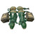 Used Easton SURGE Catchers Leg Guards Green Youth 11484-S000300511 View 1