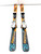 Used Volkl RACETIGER Boys DH Ski/Binding Orange 120 cm 11860-S000306066 View 1