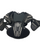 Used Warrior BURN Lacrosse Shoulder Pads Black SM 11724-S000223691 View 1