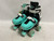 Used LENEXA Junior Roller Quad Skates Teal Adjustable 11855-S000200895 View 1