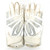 Used Nike MVP WOMENS BB/SB Batting Gloves White And Silver LG 11805-S000078052 View 1