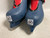 Used Bauer 10/11 Youth Hockey Skate Navy Blue and Red Youth 10.0 11855-S000201062 View 3