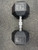 New 45LB RUBBER DUMBBELL Hex Dumbbell (Each) 45 lb 10558-S000250065 View 1
