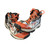 Used BoomBah BASEBALL TURF CLEATS BB/SB Cleats Orange And Grey Senior 8.5 11760-S000090074 View 1