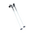 Used Whitewoods GHOST SKI POLES Womens DH Ski Pole White 110 cm / 44 in 11617-S000343100 View 1