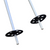 Used Whitewoods GHOST SKI POLES Womens DH Ski Pole White 110 cm / 44 in 11617-S000343100 View 2