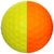 New Srixon Q-Star Tour Divide Golf Balls Brite Orange/Yellow- Dozen 11798-CLE103454403 View 2