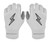 New ADULT WHITE PREMIUM PRO CHROME SERIES SHORT CUFF BATTING GLOVE BRUCE BOLT 11834-502S15 View 1
