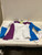 Used Spyder Outerwear Light Jacket Y White And Royal Blue LG 11725-S000500028 View 1