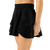 New Waggle Flairway Women's Golf Skort- Onyx MD 11218-WAGFWYWSKBLKM View 3