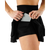 New Waggle Flairway Women's Golf Skort- Onyx MD 11218-WAGFWYWSKBLKM View 4