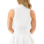 New Waggle Match Play Women's Golf Sleeveless Mock Neck- White SM 11218-WAGWMPLYTTWHTS View 2