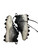 Used Under Armour BASEBALL CLEATS BLACK AND WHITE BB/SB Cleats White Junior 02.5 11884-S000061624 View 2
