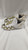 Used Adidas Jr FB Cleats White And Gold Junior 05 11907-S000025100 View 3