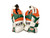 Used STX STX K18 LACROSSE GLOVES Lacrosse Gloves Mens Orange LG 11846-S000102656 View 1