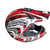Used Bilt LUX RACE HELMET Adult Helmet Red SM 11708-S000192215 View 2