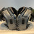 Used Riddell PHENOM FB Shoulder Pads Grey MD 11878-S000027370 View 1