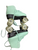 Used TEAL SKATES Senior Roller Quad Skates Turquoise Senior 7 11613-S000179677 View 1