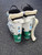 Used Lange XJ 90 Womens DH Ski Boot Green 255 MP - M07.5 - W08.5 11849-S000038474 View 2